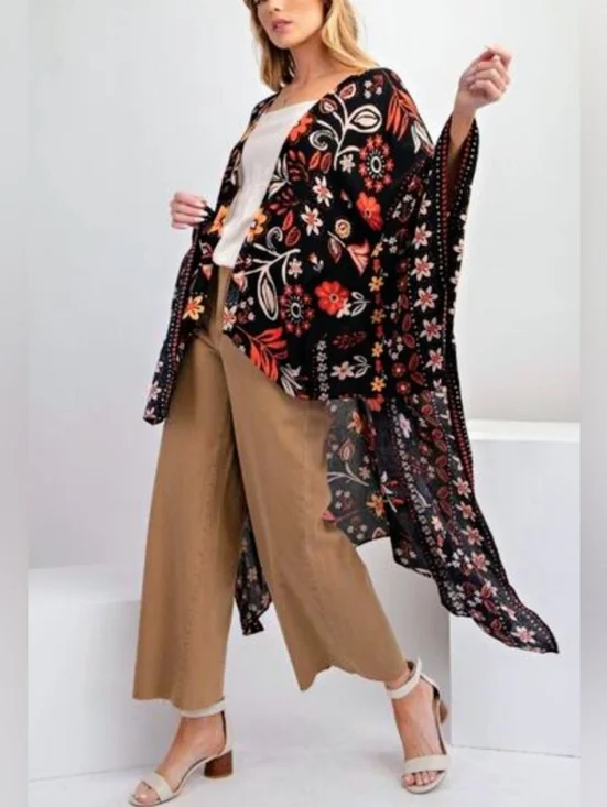 Easel All I Need Flowy Kimono - Picture 5 of 13